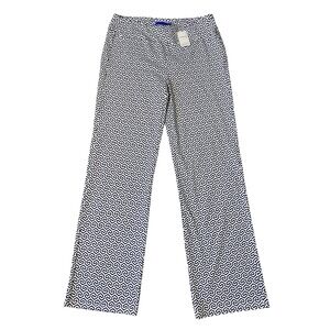 NWT J McLAUGHLIN Carmel Honeycomb Pants Catalina Cloth Straight Leg Pull On Sz S